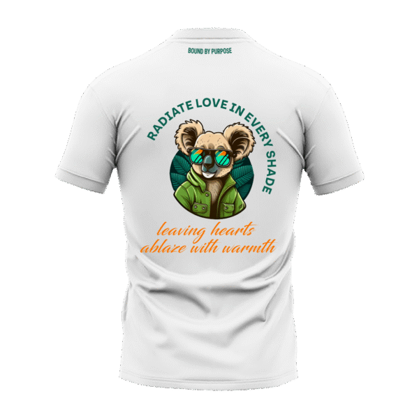 Radiate Love Bold Graphic T-Shirt - White