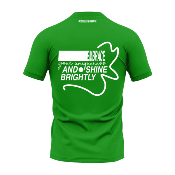 Shine Bright Green Round Neck T-Shirt