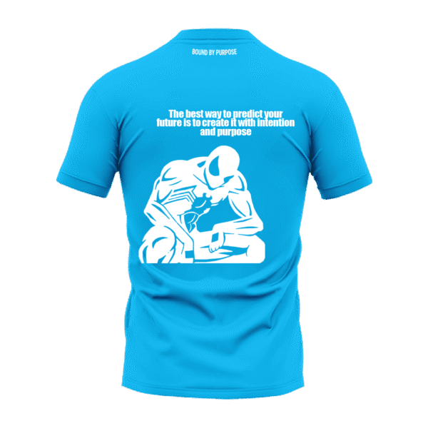 Create Your Future Blue Round Neck T-Shirt