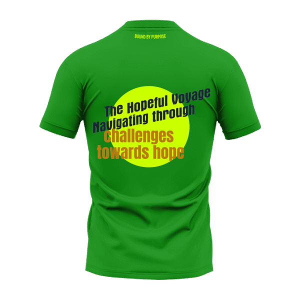 The Hopeful Voyage Green Round Neck T-Shirt