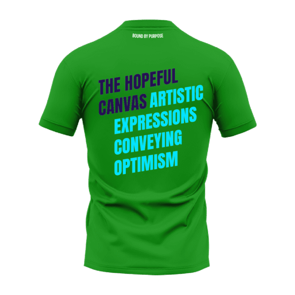 The Hopeful Canvas Artistic Expressions T-Shirt - Green