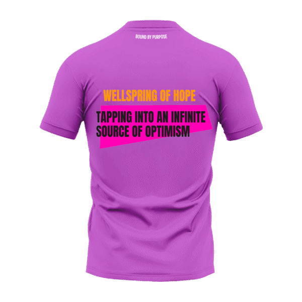Wellspring of Hope Pink Round Neck T-Shirt