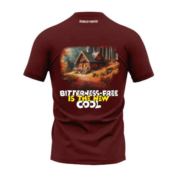 Bitterness-Free Is The New Cool Blue Round Neck T-shirt