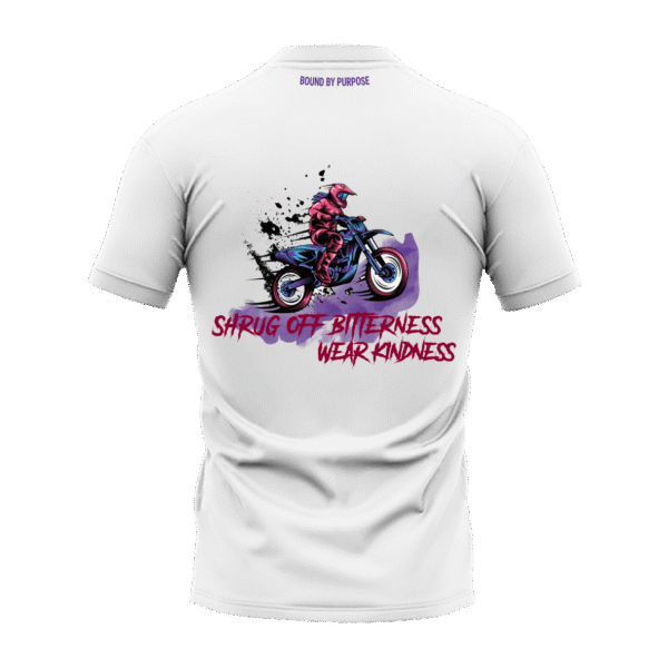 "Wear Kindness" White Round Neck T-shirt