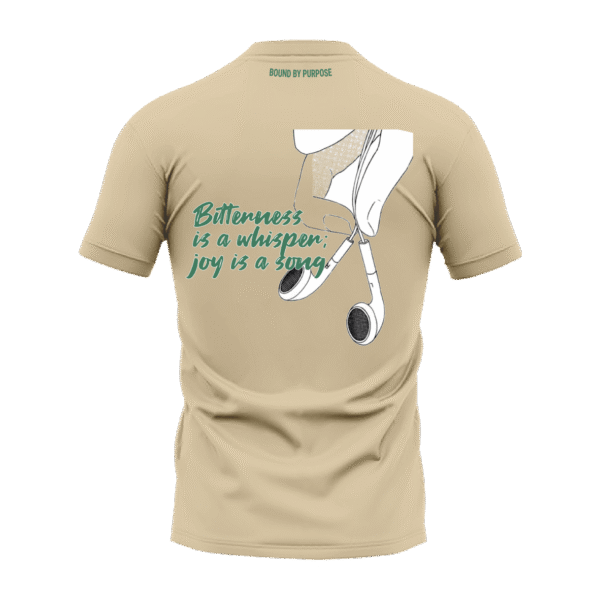 "Joy is a Song" Lime Green Round Neck T-shirt