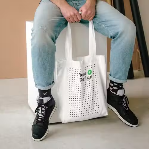 Eco-Friendly Grocery Shopper Bag with Pocket