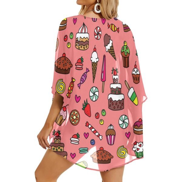 Women's Kimono Chiffon Cover Up (H51)