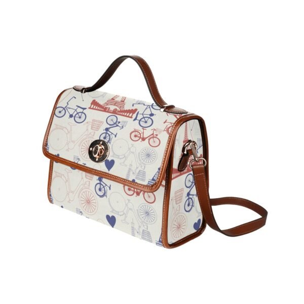 Waterproof Canvas Bag-Brown (All Over Print) (1641)