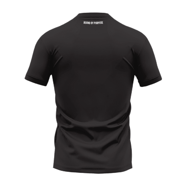 Black Round-Neck T-Shirt - "Unstoppable Together"