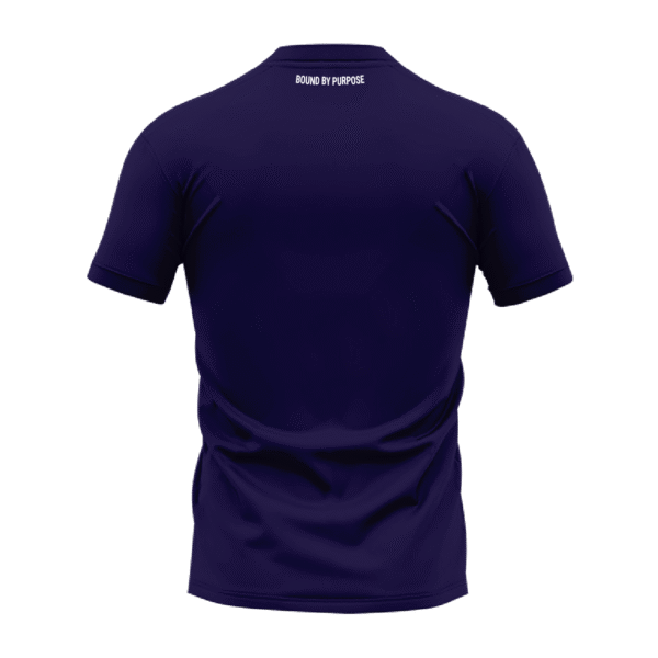 Blue Round-Neck T-Shirt - "FAMILY FOREVER"