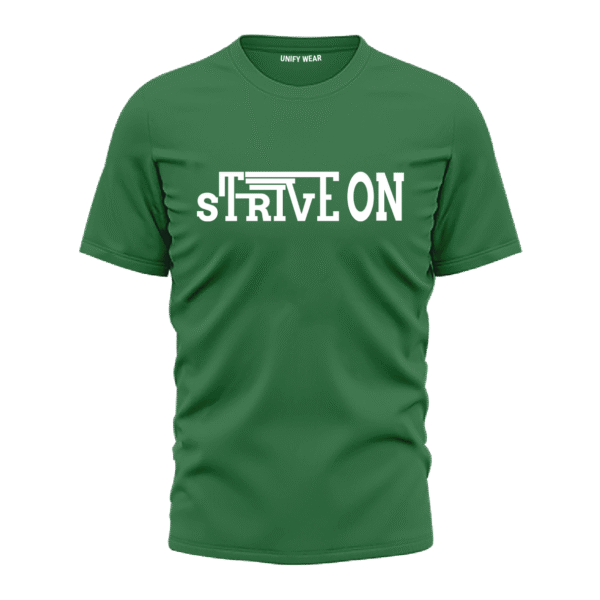 Strive On Green Round Neck T-Shirt for Men/Women