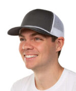 Richardson Five-Panel Rope Snapback Trucker Hat - Embroidered - Image 2