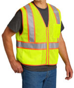 CornerStone Class 2 Two-Tone Mesh Safety Vest - Image 2