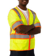 Kishigo Class 3 Pocket Mesh Safety Vest - Image 2