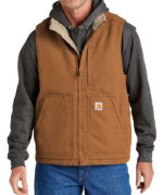 Carhartt Sherpa-Lined Mock Neck Vest - Printed - Image 2