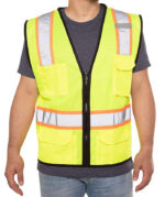 Kishigo Class 2 Pocket Contrast Safety Vest - Image 2
