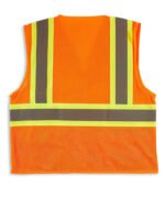 Vantage Xtreme Visibility DOT Class 2 Contrast Stripe Safety Vest - Image 2