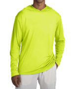 Blue Generation BLU-X-DRI Hooded Long Sleeve Performance Shirt - Image 2