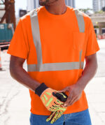 CornerStone Class 2 Segmented Tape Safety Pocket T-shirt - Image 2