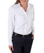 Edwards Women's Navigator Poplin Long Sleeve Work Shirt - Image 2