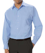 Blue Generation Stretch Poplin Long Sleeve Dress Shirt - Image 2