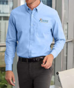 Port Authority Easy Care Long Sleeve Nailhead Dress Shirt - Image 2