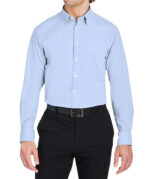 Devon & Jones CrownLux Microstripe Performance Dress Shirt - Image 2