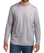 Carhartt Force Cotton Long Sleeve Pocket T-shirt - Image 2