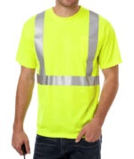 Blue Generation BLU-X-DRI Hi-Visibility Reflective Safety T-shirt - Image 2