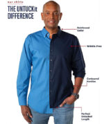 UNTUCKit Black Stone Wrinkle-Free Long Sleeve Shirt - Image 2