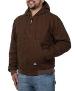Berne Highland Washed Cotton Duck Hooded Jacket - Image 2