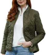 Vantage Women's Everett Diamond Quilted Bomber Jacket - Image 2