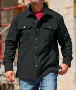Cornerstone Fleece Soft Shell Snap Shirt Jacket - Image 2