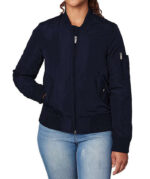 Fossa Apparel Women's Wingover Lightweight Bomber Jacket - Image 2