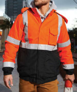 CornerStone Class 3 Insulated Safety Bomber Jacket - Image 2