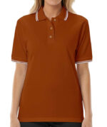 Blue Generation Women's Superblend Tipped Pique Polo - Image 2