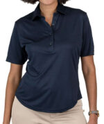 Blue Generation Women's BLU-X-DRI Bonded Dress Collar Performance Polo - Image 2