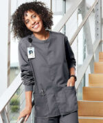 Wink WorkFlex Snap-Front Scrub Jacket - Image 2