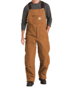 Carhartt Firm Duck Insulated Bib Tall Overalls - Image 2