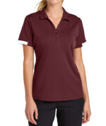 Sport-Tek Women's Club Colorblock Recycled Performance Polo - Image 2