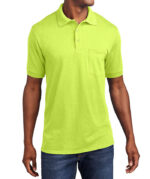 Port & Company Core Blend Easy Care Jersey Knit Pocket Polo - Image 2