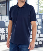 Harriton Valiant Cotton Snag Protect Pique Polo - Image 2