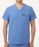 Jaanuu Holmes Everyday One-Pocket V-Neck Scrub Top - Printed - Image 2