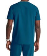 Barco One Velocity Two-Pocket Recycled V-Neck Scrub Top - Embroidered - Image 2