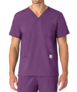 Carhartt Force Essentials Recycled V-Neck Scrub Top - Image 2