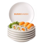 Set of 6 Ceramic Plates – Durable Everyday Dining Plate Set by Impressiful - Image 2