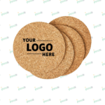 Cork Tea Coasters – Set of 6 | Eco-Friendly Drink Coasters by Impressiful