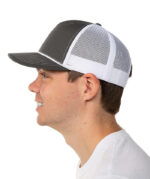 Richardson Five-Panel Rope Snapback Trucker Hat - Embroidered - Image 3