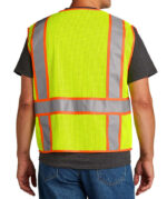 CornerStone Class 2 Two-Tone Mesh Safety Vest - Image 3