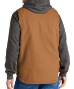 Carhartt Sherpa-Lined Mock Neck Vest - Printed - Image 3
